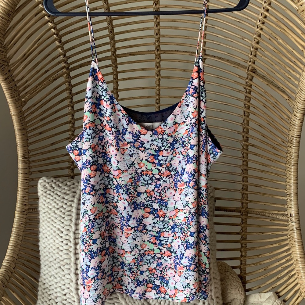 LOFT Floral Print Tank